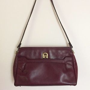 Vintage Oxblood Etienne Aigner purse